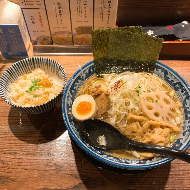らーめん(和風楽麺 四代目 ひのでや 蓮田本店)