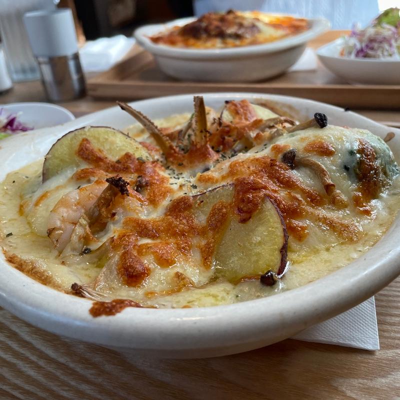 季節の野菜ジェノベーゼ　ドリア(ネネグース カフェ)