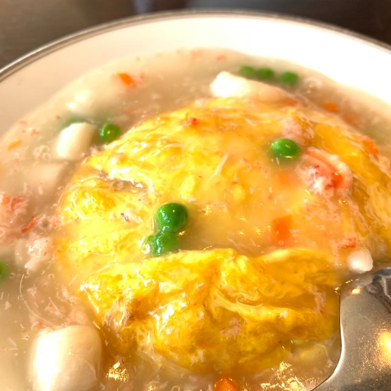 とろとろ海老と蟹あんかけ炒飯(中国家庭料理 大宅門)