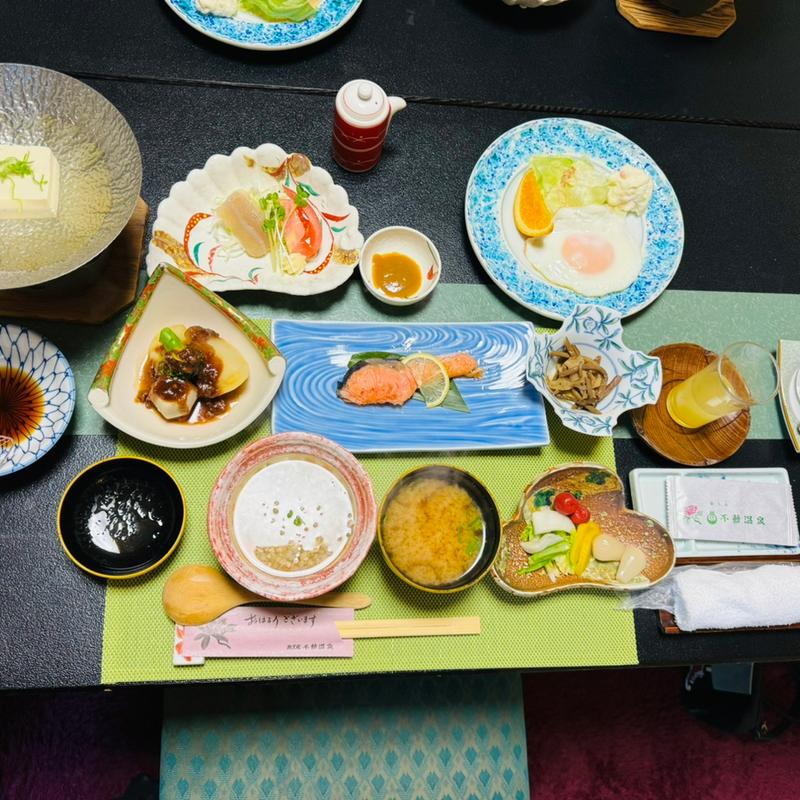 朝食(不動温泉佐和屋 （ふどうおんせんさわや）)