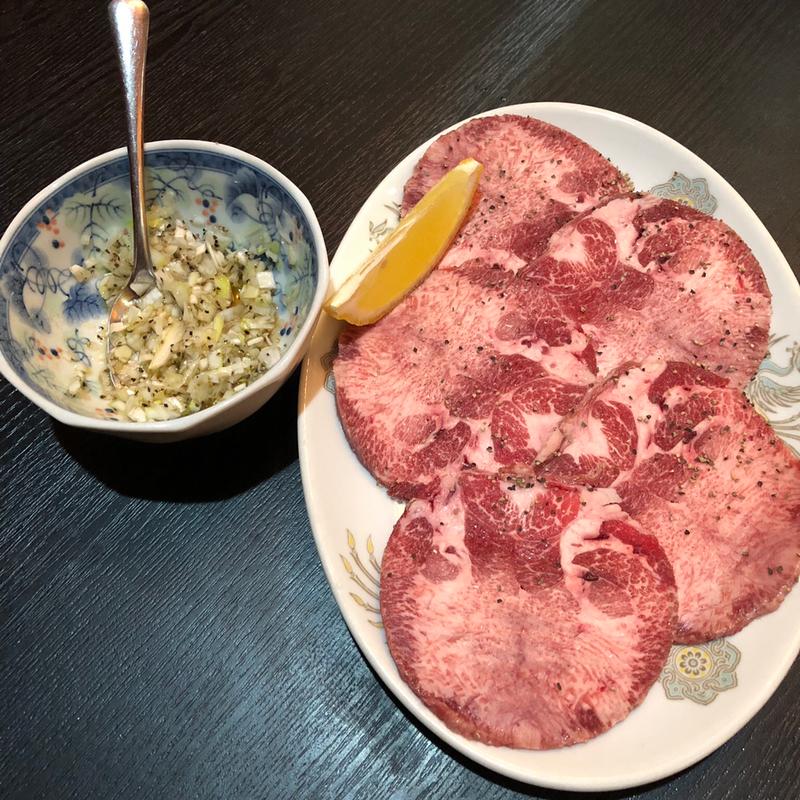 タン塩【ネギ】(焼肉 穂高)