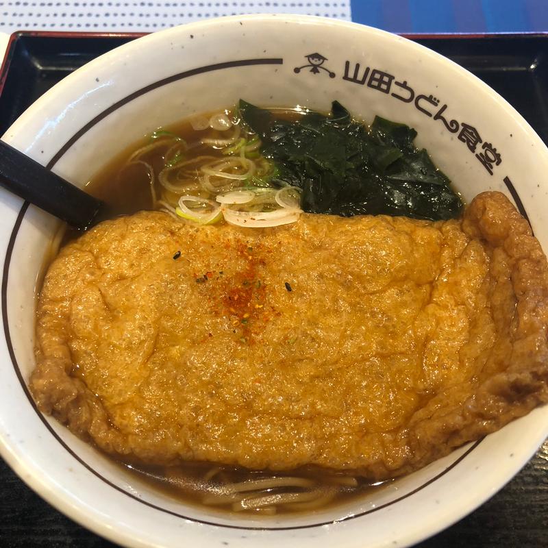 きつねそば【温】(山田うどん食堂 太田50号バイパス店)