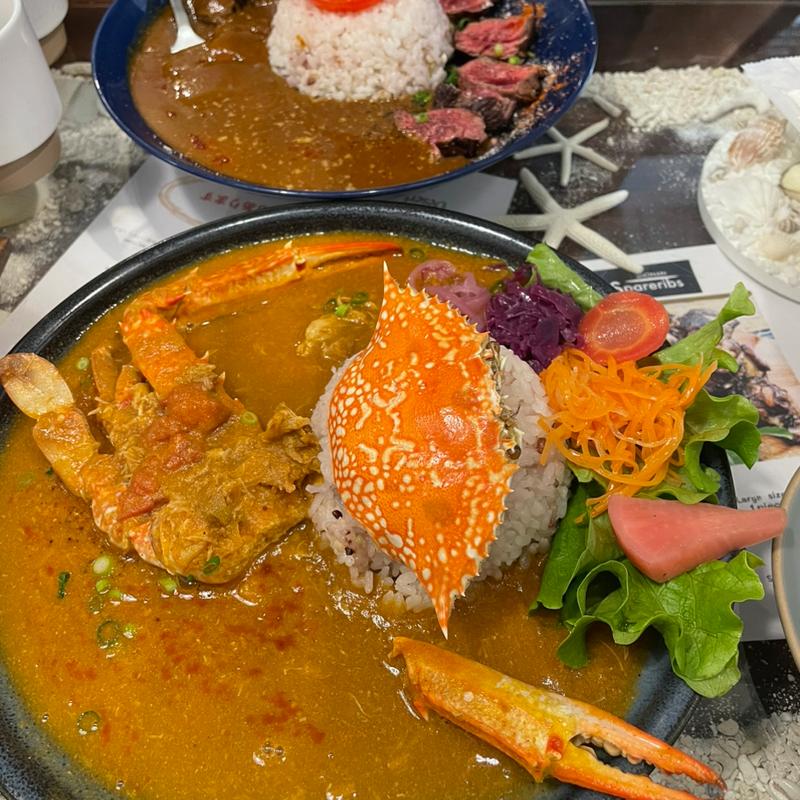 渡り蟹のカレー(Kalae-Ribs kitchen)