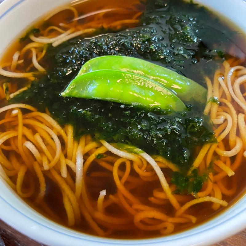 のりそば(蕎麦切り ヤルダ(旧掛塚郵便局局舎))