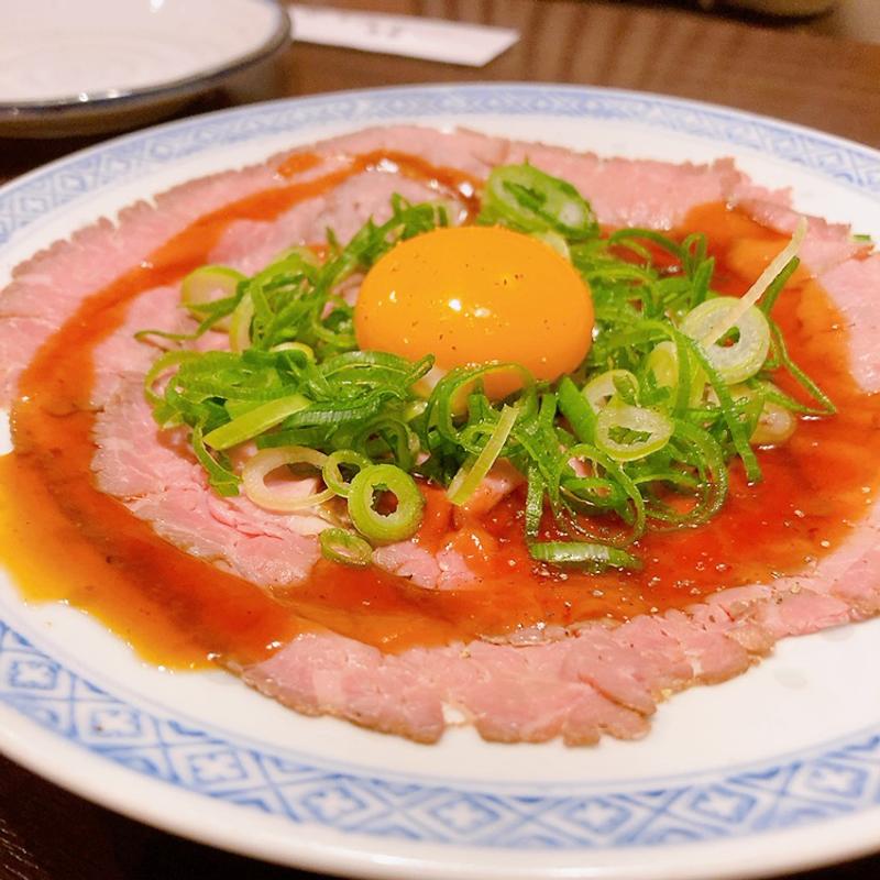 和牛薄切りカルパッチョ(酒場 ナガレボシ)