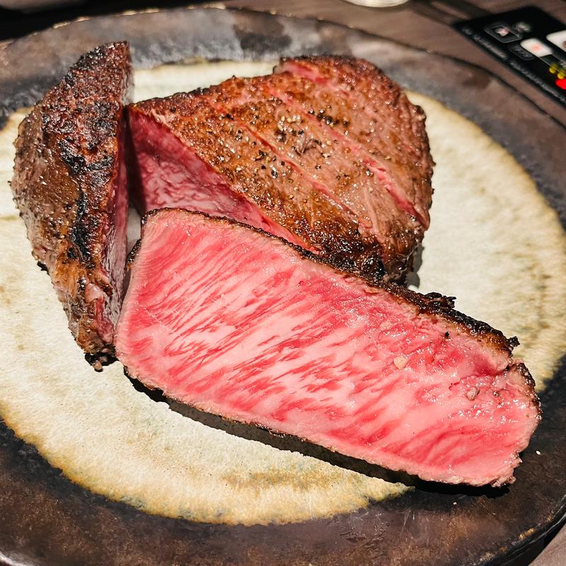 サーロインステーキ700g(焼肉家 かず 立川店)