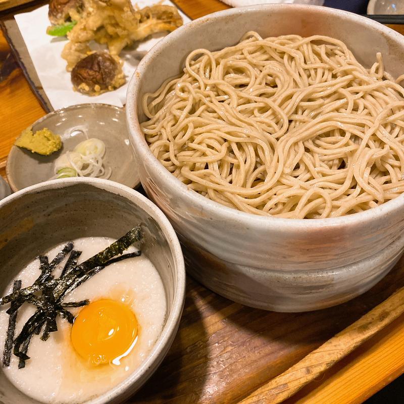 とろろそば (きり山)