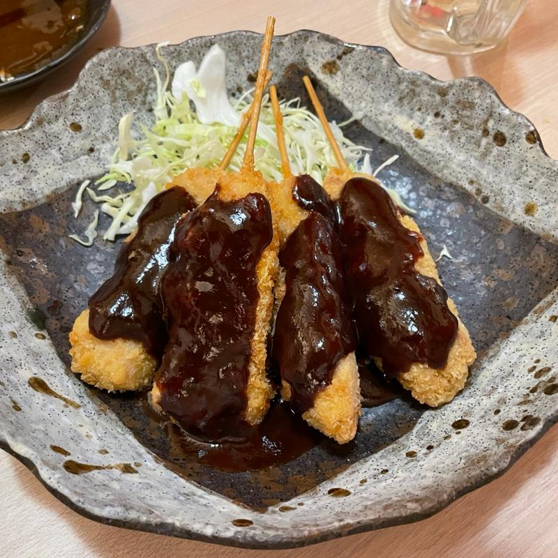 味噌串カツ(山本屋 桜通大津店)