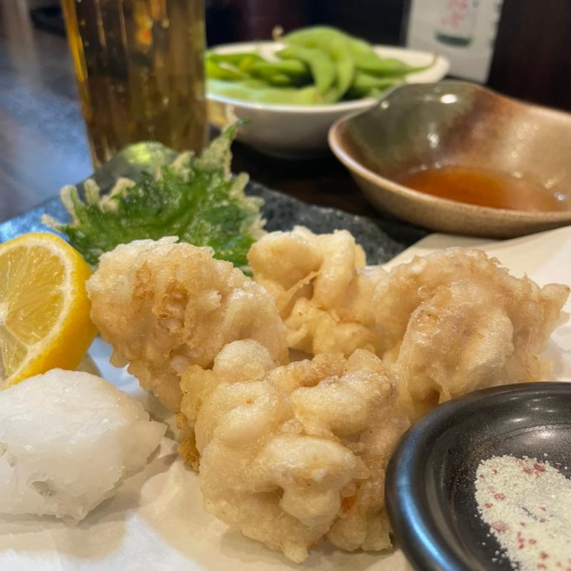鱈の白子天ぷら(酔ってこ屋 恒幸)