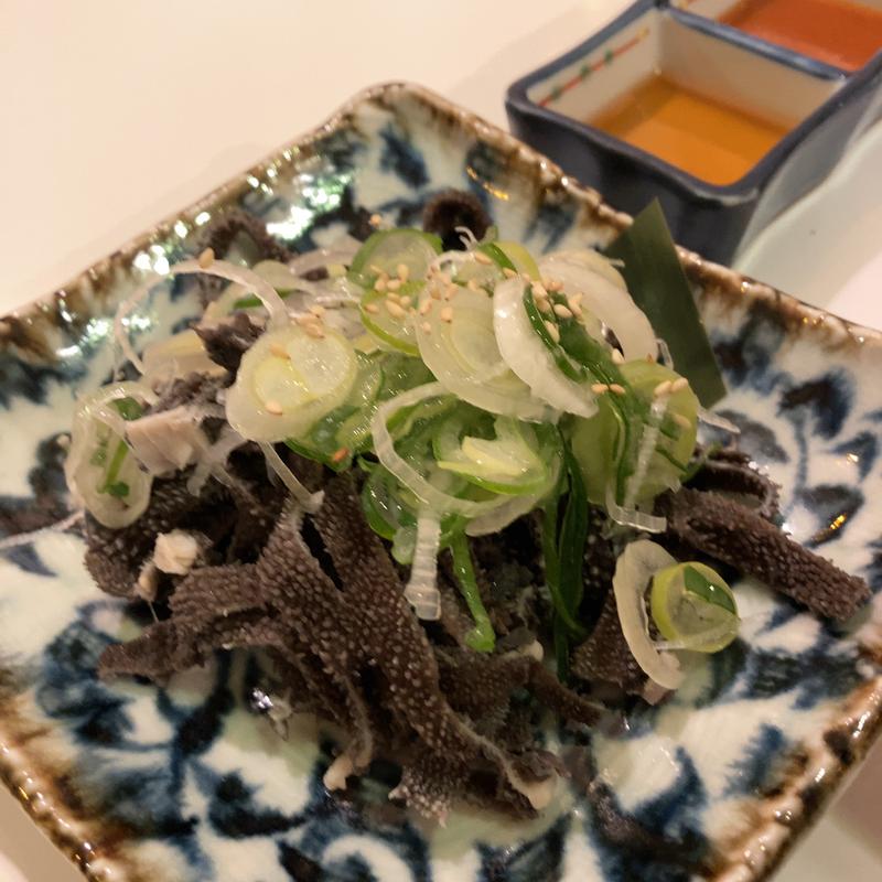 センマイ刺(大衆酒蔵強三)