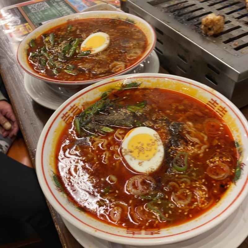 カルビラーメン(ホルモン食堂食樂 中野栄駅前店)