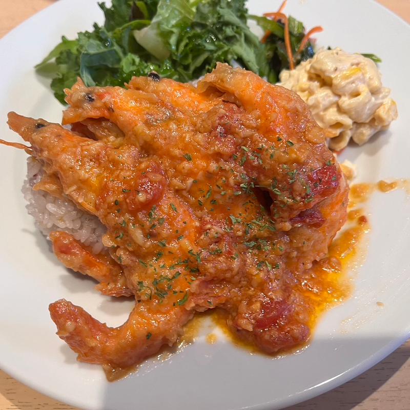 ガーリックシュリンププレート(ALOHA Kitchen アロハテラス木更津店)