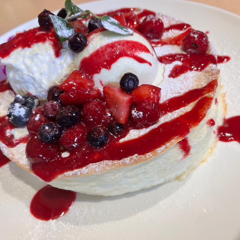 トリプルベリーパンケーキ(ALOHA Kitchen アロハテラス木更津店)