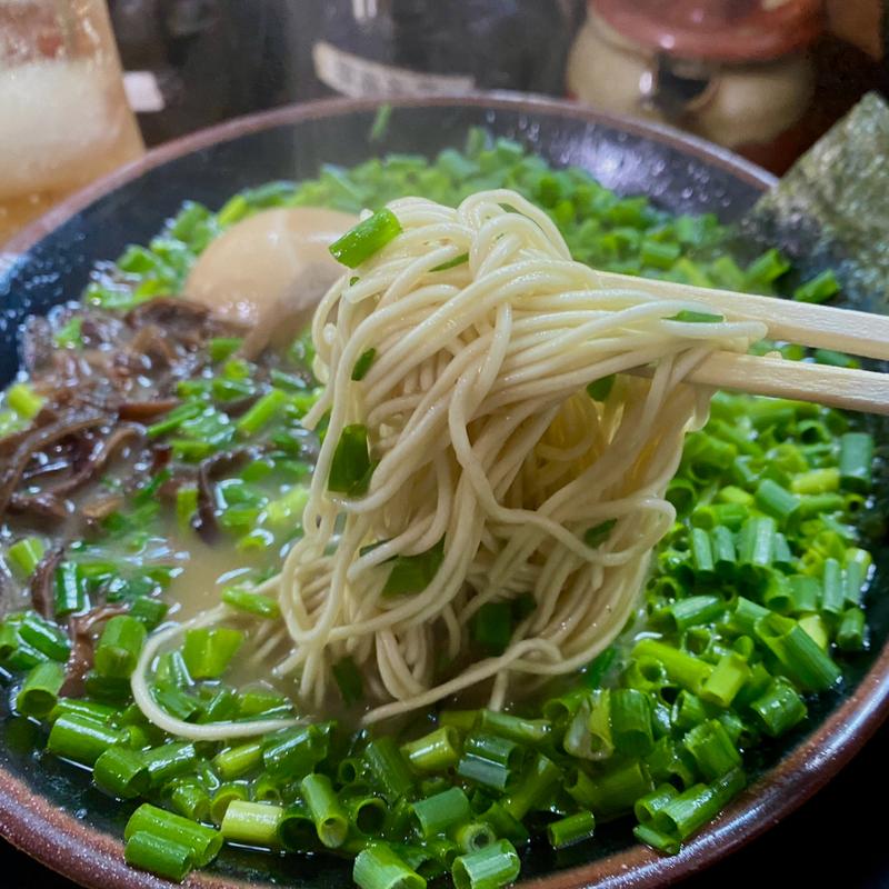 ネギラーメン(博多長浜ラーメン ぼたん 大塚本店)