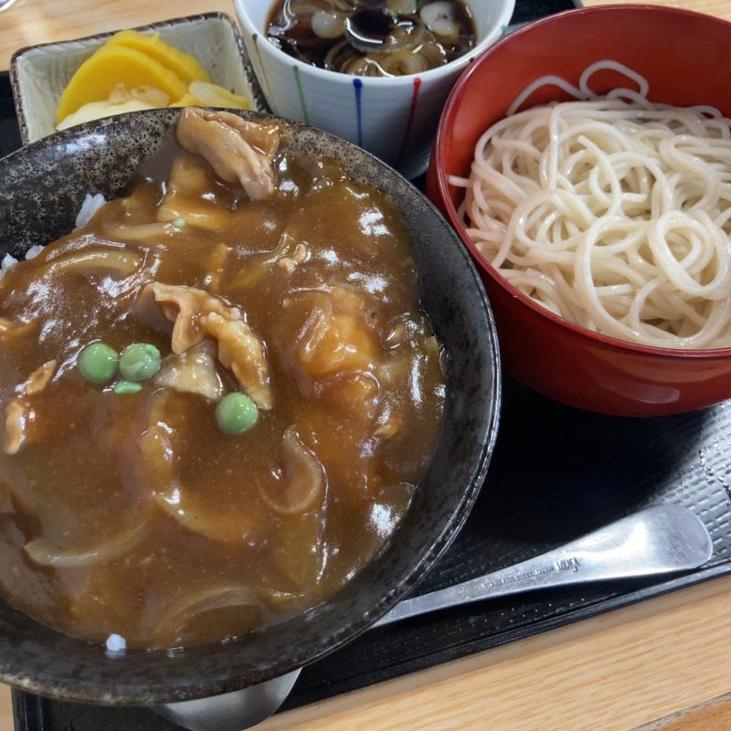 カレー丼セット(おそば巴屋)
