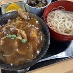 カレー丼セット(おそば巴屋)