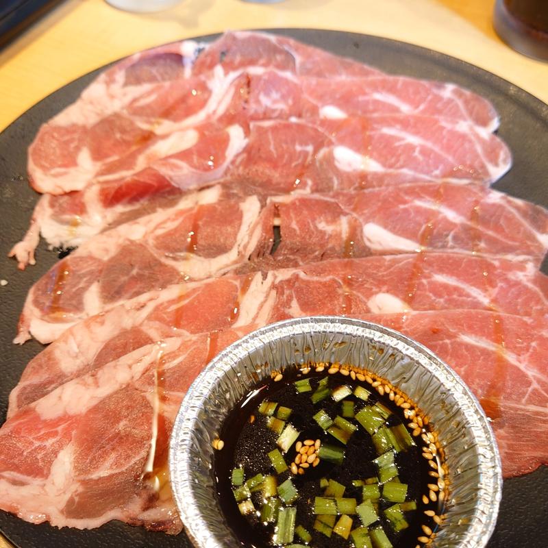 【北海道フェア】北海道ソラチのタレ ラム焼きしゃぶ(焼肉きんぐ 竹ノ塚店)