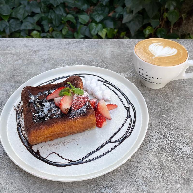 生チョコ風フレンチトースト(パンとエスプレッソと)