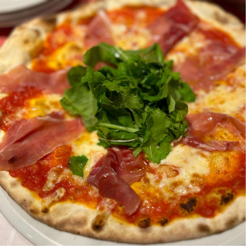 生ハムとルッコラのピザ(ポルケッタ 武蔵小杉東急スクエア店)