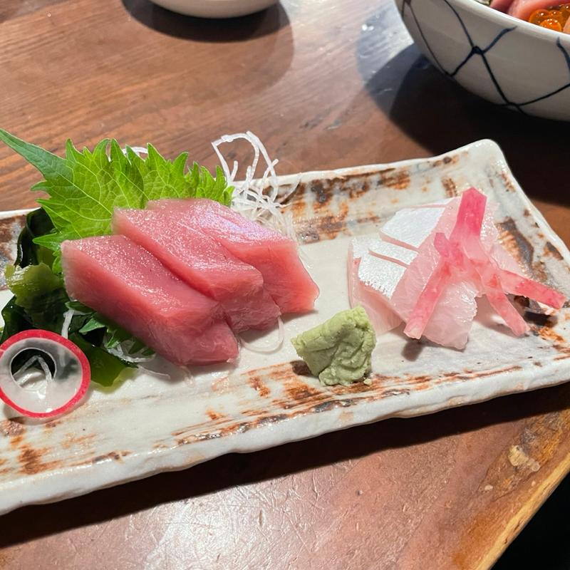 造り　二種(海老丸 )