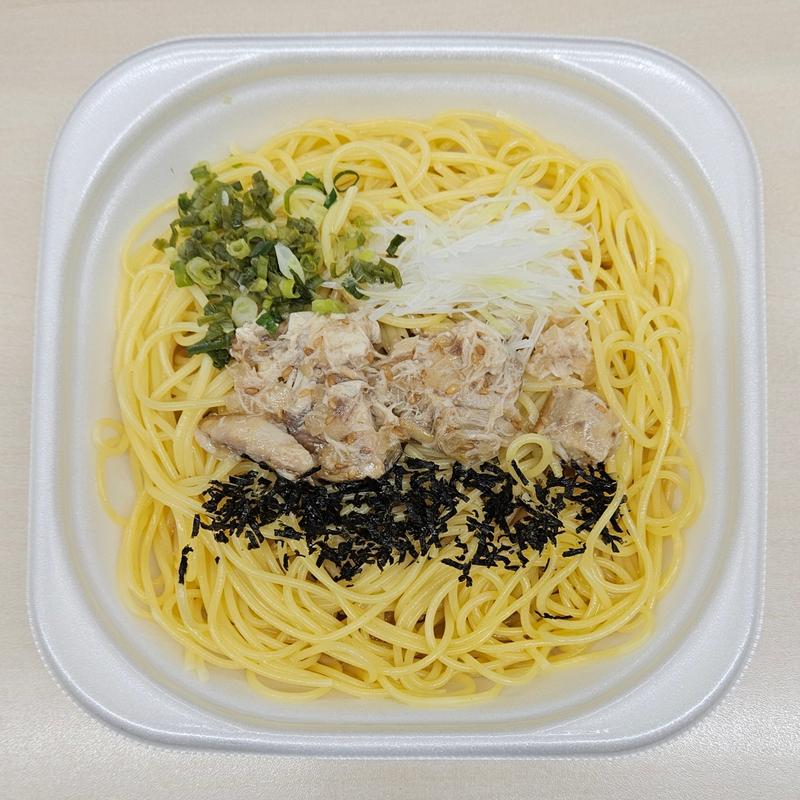 柚子胡椒香る焼鯖とねぎの和風パスタ(セブンイレブン 麹町駅前店)