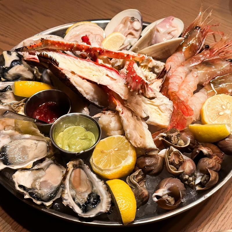 シーフードプラッター(ピーター・ルーガー・ステーキハウス東京)