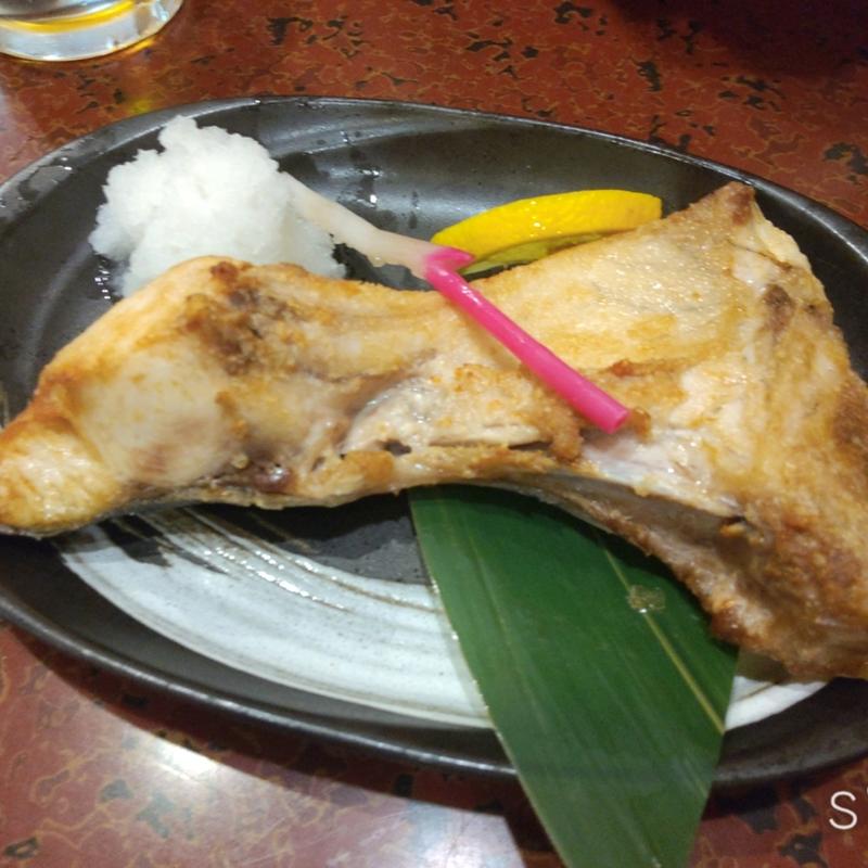 ぶりかま塩焼き(須坂屋そば 新潟駅前店)
