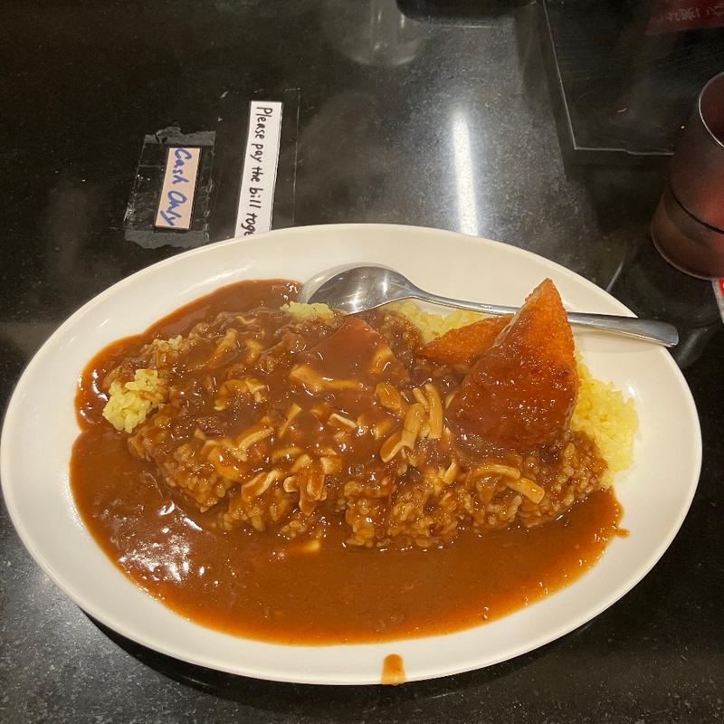 3種盛りカレー（コロッケチーズベーコン）(カレーショップ 英登)