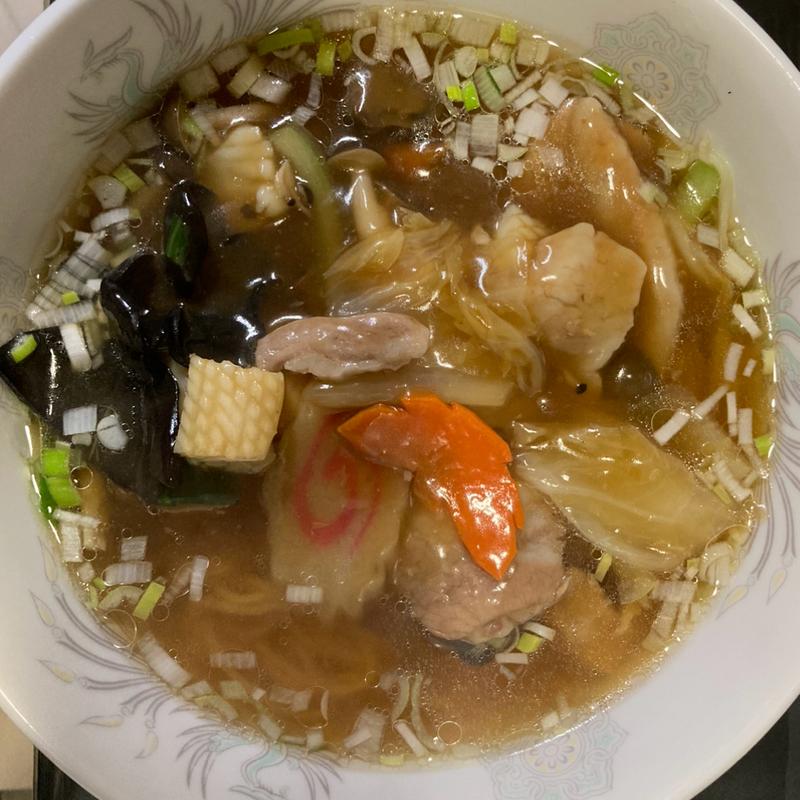 五目あんかけ汁そば(中華料理 八仙)