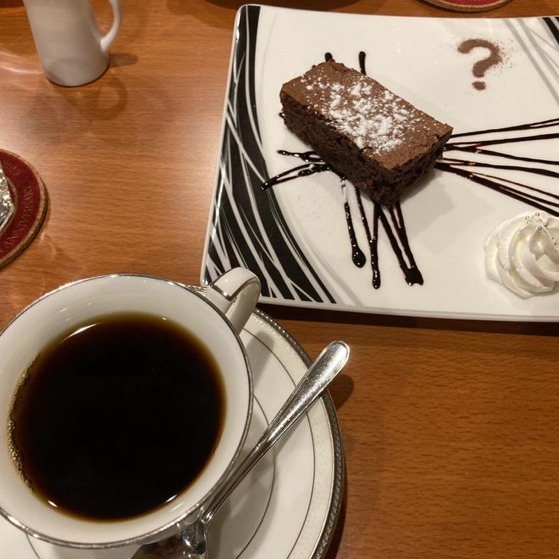 ガトーショコラ(ミステリーカフェ 謎屋珈琲店 文京根津店)