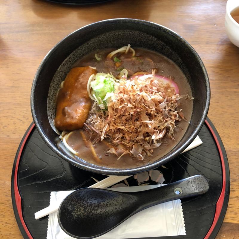 カレーうどん(五島うどん バラモン太)