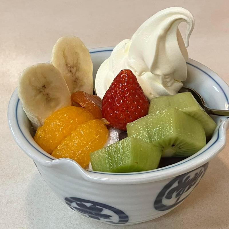 フルーツクリームあんみつ(あんみつ　みはし　上野本店)