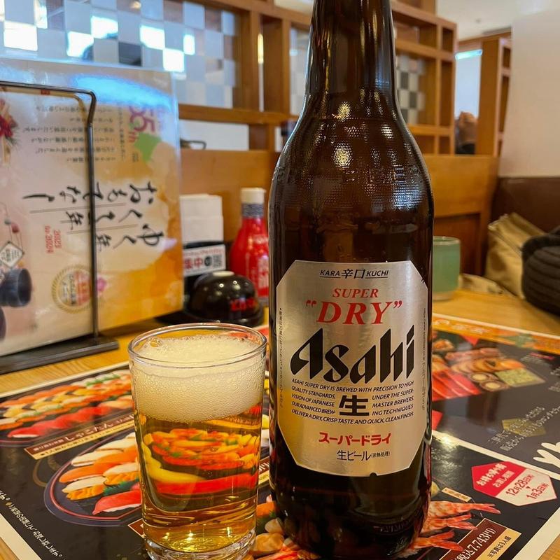 アサヒスーパードライ大瓶(和食レストランとんでん 町田店 )