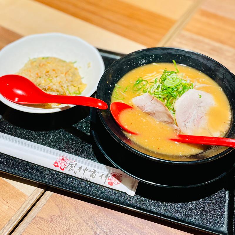 風神雷神ラーメンセット(風神雷神RA-MEN)