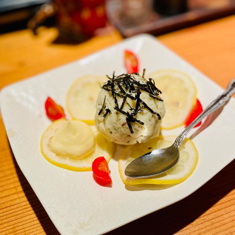 じゃがじゃがバジル(炭火焼鳥酒房 和光市のおっ鳥家)