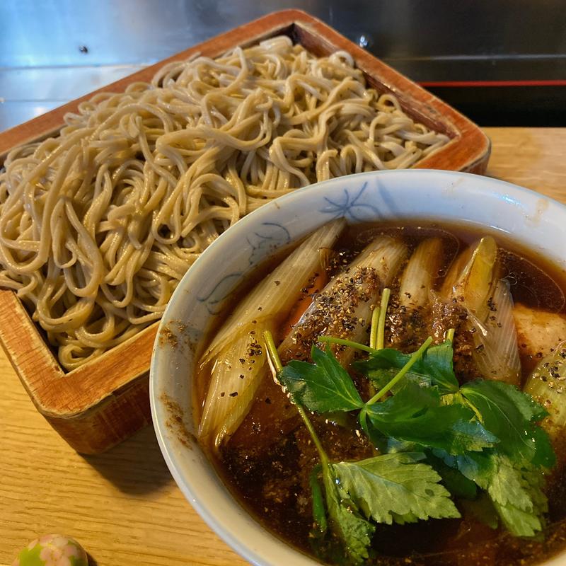 鴨せいろ（大盛り）(そば処 利兵衛 （りへい）)