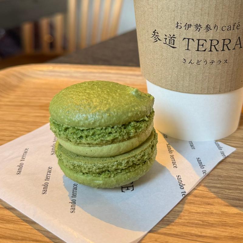 マカロン(伊勢茶)(参道テラス)