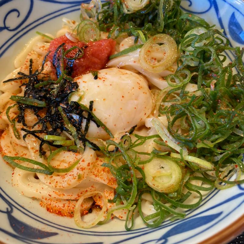 明太釜玉うどん(大)(丸亀製麺Coaska Bayside Stores)