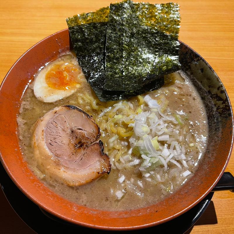 豚骨魚介味噌ラーメン(らーめん橋本食堂)