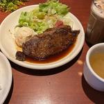 ステーキ定食(肉の大山 上野店)