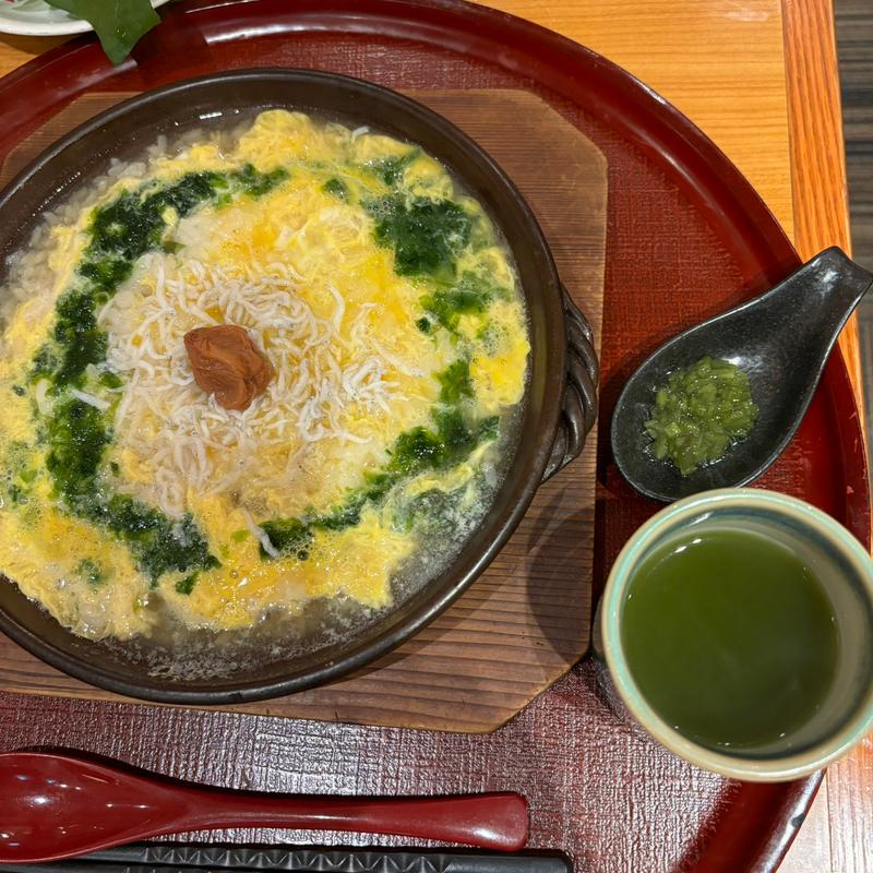 梅しらす雑炊(炭焼きレストランさわやか 御殿場インター店 )