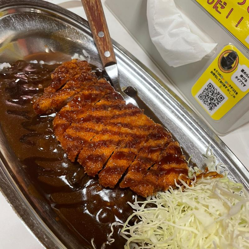 ロースカツカレー中盛り(ゴーゴーカレー 川崎モアーズスタジアム)