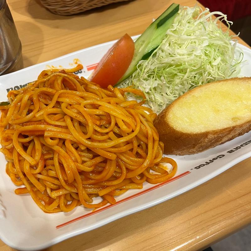 「喫茶店の王道」ナポリタン(コメダ珈琲店 マーケットスクエアささしま店)