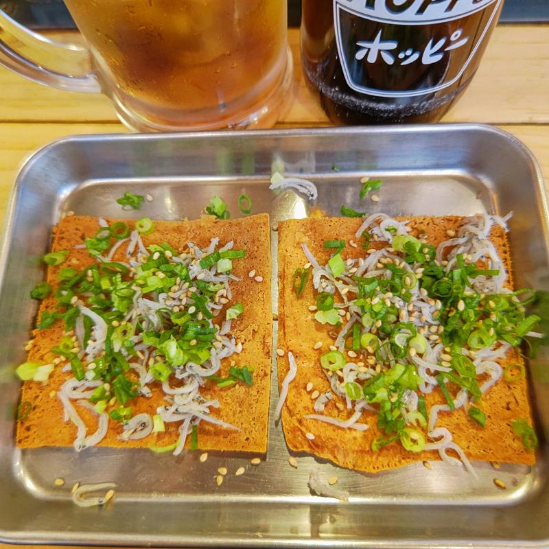 カリカリチーズOnネギしらす(ぶる)