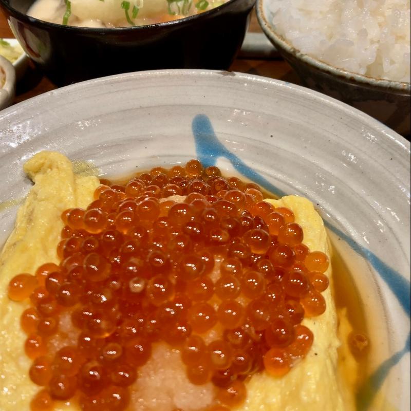 出汁巻き定食(家和らぎ 心斎橋 和食)