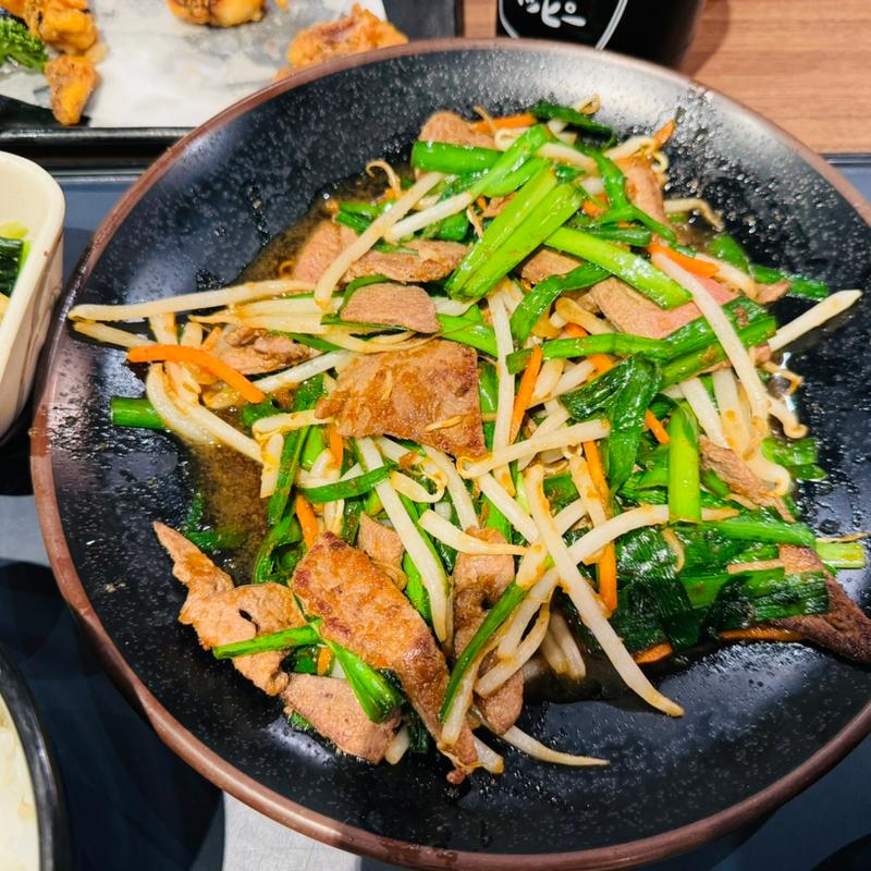 ニラレバ定食(ナナズキッチン （nanas Kitchen）)