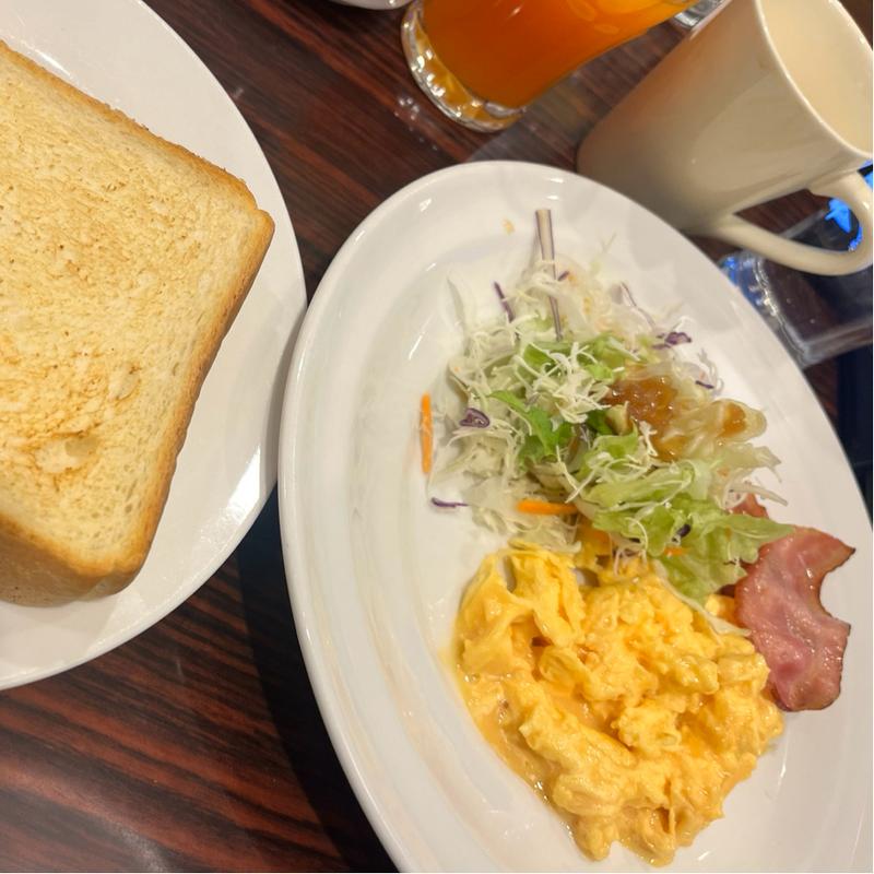 スクランブルエッグ＆ベーコンソーセージセット(ガスト 徳島大学前店 )