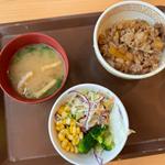 牛丼サラダセット(すき家 8号見附店)