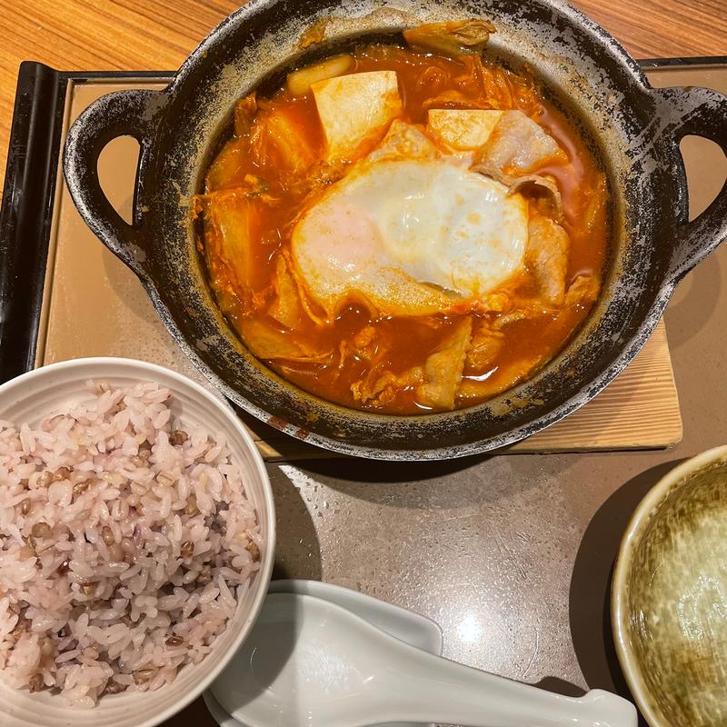 チゲ定食(やよい軒 三川町店 )