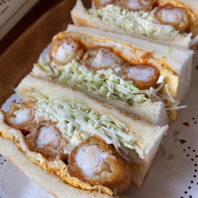 エビフライサンド(コンパル 平和店)